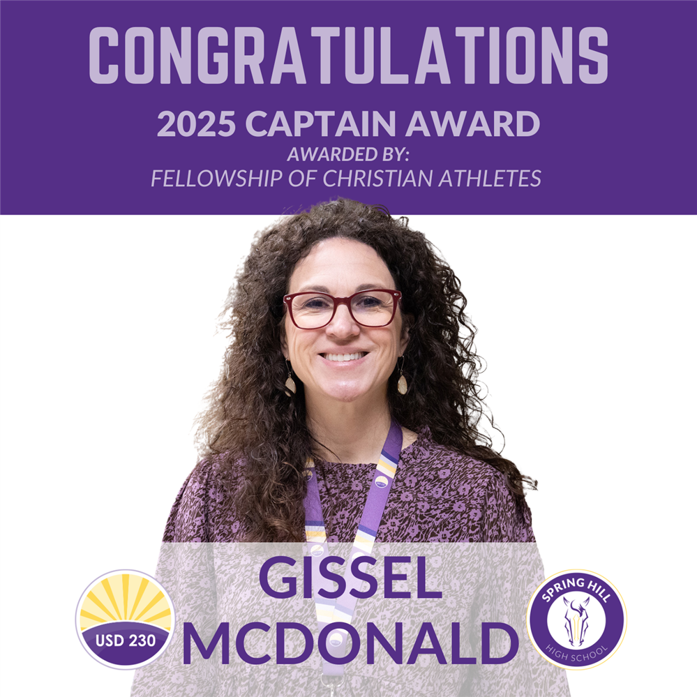  Spring Hill High School Teacher Gissel McDonald Honored with FCA Captain Award